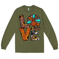 Army Green turkey love Long Sleeve Tee - JahusDesignShop