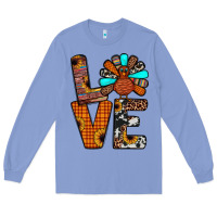 Colony Blue turkey love Long Sleeve Tee - JahusDesignShop