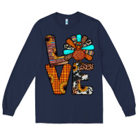 Navy turkey love Long Sleeve Tee - JahusDesignShop