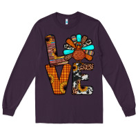 Plum turkey love Long Sleeve Tee - JahusDesignShop