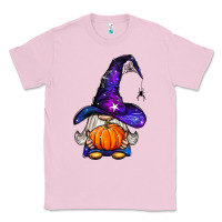 Bubblegum Pink witch gnome with pumpkin Classic Tee - BundleAndBundleShop