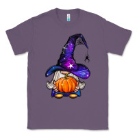 Lavender witch gnome with pumpkin Classic Tee - BundleAndBundleShop