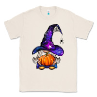 Natural witch gnome with pumpkin Classic Tee - BundleAndBundleShop
