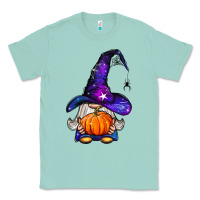 Seafoam witch gnome with pumpkin Classic Tee - BundleAndBundleShop