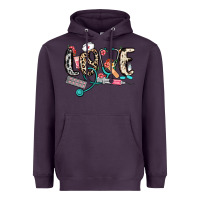 Plum love nurse Heavyweight Hoodie - NancyCooperArtShop