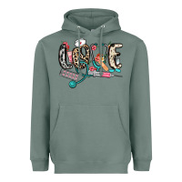 Sage love nurse Heavyweight Hoodie - NancyCooperArtShop