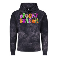 Cloud Black Spooky Season Vintage Hoodie - texasbilliewilder