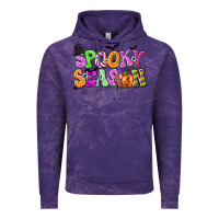Cloud Purple Spooky Season Vintage Hoodie - texasbilliewilder