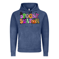 Vintage Denim Spooky Season Vintage Hoodie - texasbilliewilder