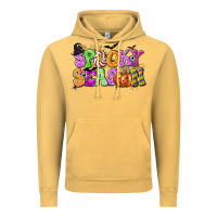 Vintage Mustard Spooky Season Vintage Hoodie - texasbilliewilder
