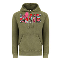 Vintage Olive gnome love Vintage Hoodie - JahusDesignShop