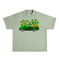 Oil Green st patricks shamrock gold truck Urban Heavy Tee - FaDigitalArtStudio