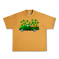 Peanut Butter st patricks shamrock gold truck Urban Heavy Tee - FaDigitalArtStudio