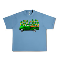 Pebble Blue st patricks shamrock gold truck Urban Heavy Tee - FaDigitalArtStudio