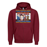 Burgundy Western Star Spangled Baby Cow Zipper Hoodie - LillyAllenDesigns