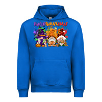 Cobalt Hallothanksmas gnomes Urban Hoodie - NancyCooperArtShop