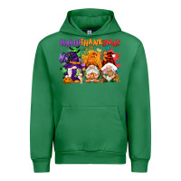Emerald Hallothanksmas gnomes Urban Hoodie - NancyCooperArtShop