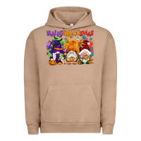 Pigment Burro Hallothanksmas gnomes Urban Hoodie - NancyCooperArtShop