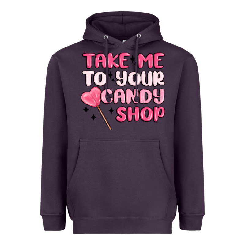Take Me To Your Candy Shop Heavyweight Hoodie by MaliasSmallBusiness | Teevron