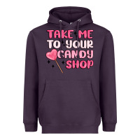 Plum take me to your candy shop Heavyweight Hoodie - MaliasSmallBusiness