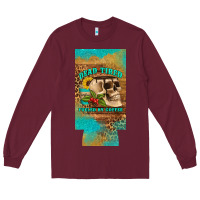 Burgundy dead tired fueled by coffee 12 oz can cooler  (slim) Long Sleeve Tee - Artiststas