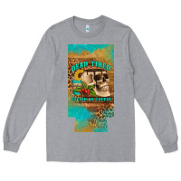 Heather Grey dead tired fueled by coffee 12 oz can cooler  (slim) Long Sleeve Tee - Artiststas