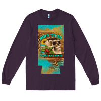 Plum dead tired fueled by coffee 12 oz can cooler  (slim) Long Sleeve Tee - Artiststas