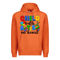 Carrot child with autism on board Premium Hoodie - Artiststas