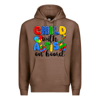 Chestnut child with autism on board Premium Hoodie - Artiststas