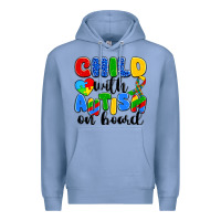 Colony Blue child with autism on board Premium Hoodie - Artiststas