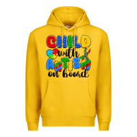 Lemon child with autism on board Premium Hoodie - Artiststas
