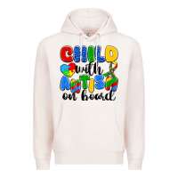Child With Autism On Board Premium Hoodie | Teevron