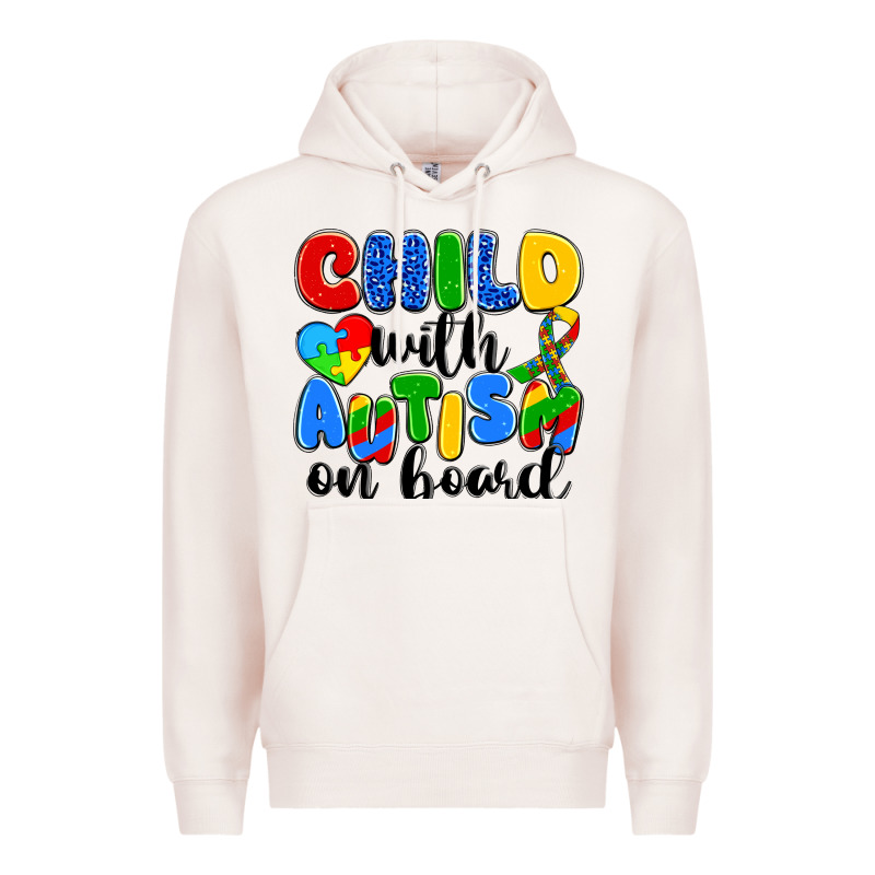 Child With Autism On Board Premium Hoodie by Artiststas | Teevron