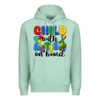 Seafoam child with autism on board Premium Hoodie - Artiststas