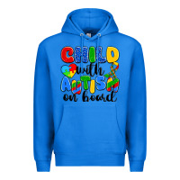 True Royal child with autism on board Premium Hoodie - Artiststas