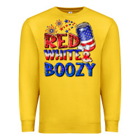 Lemon red white boozy Premium Sweatshirt - NancyCooperArtShop