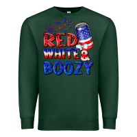 Sports Green red white boozy Premium Sweatshirt - NancyCooperArtShop