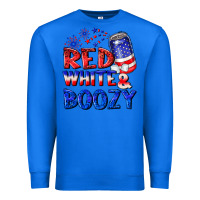 True Royal red white boozy Premium Sweatshirt - NancyCooperArtShop