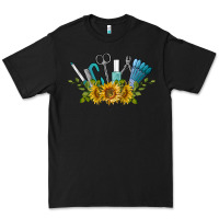 Black nail tools with sunflower Premium Tee - BarkalooDesign