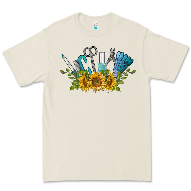 Nail Tools With Sunflower Premium Tee by BarkalooDesign | Teevron