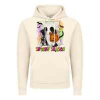 Vintage Artic Spooky Season Ghost Cat Vintage Hoodie - texasbilliewilder