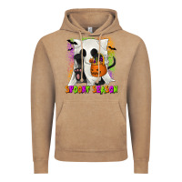 Vintage Coffee Spooky Season Ghost Cat Vintage Hoodie - texasbilliewilder