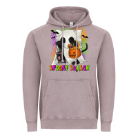 Vintage Zinc Spooky Season Ghost Cat Vintage Hoodie - texasbilliewilder