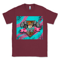 Burgundy racing pink tumbler Classic Tee - AdoDesignShop