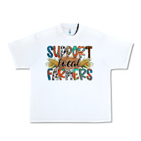 White support local farmers Urban Heavy Tee - RacoonDesign