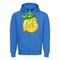 True Royal lemon Zipper Hoodie - BarkalooDesign
