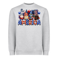 America Gnomes 4th Of July Heavyweight Sweatshirt | Teevron