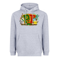 Heather Grey pt physical therapist juneteenth Heavyweight Hoodie - NancyCooperArtShop
