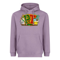 Lavender pt physical therapist juneteenth Heavyweight Hoodie - NancyCooperArtShop