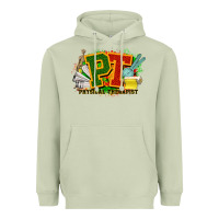 Matcha pt physical therapist juneteenth Heavyweight Hoodie - NancyCooperArtShop